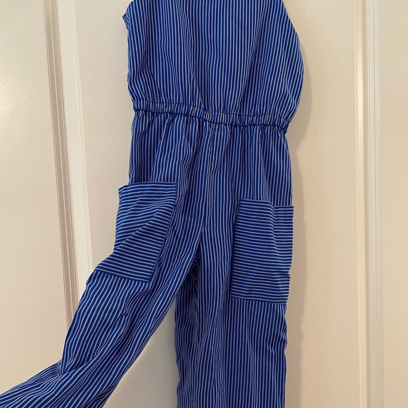 Girls overall pants- Blue - Picture 2 of 6